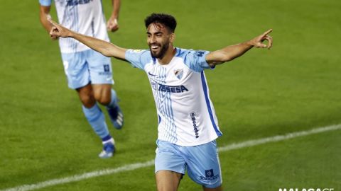 Juande Rivas, jugador del Málaga CF