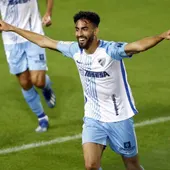 Juande Rivas, jugador del Málaga CF Juande Rivas, jugador del Málaga CF