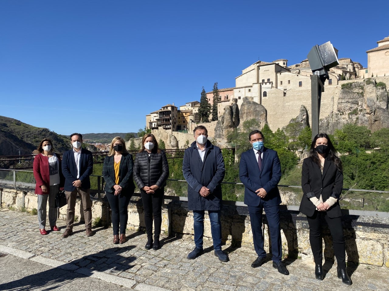 El alcalde de Cuenca afirma estar "muy tranquilo" tras las peticiones de dimisión por el derrumbe El alcalde de Cuenca afirma estar "muy tranquilo" tras las peticiones de dimisión por el derrumbe