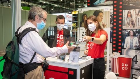 Stand de cine de Zaragoza en Fitur