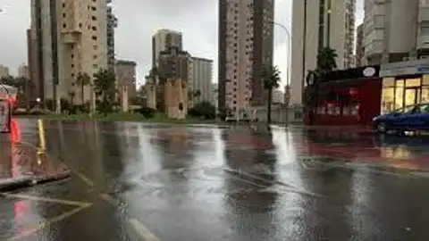 Lluvia en Benidorm Lluvias
