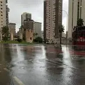 Lluvia en Benidorm Lluvia en Benidorm