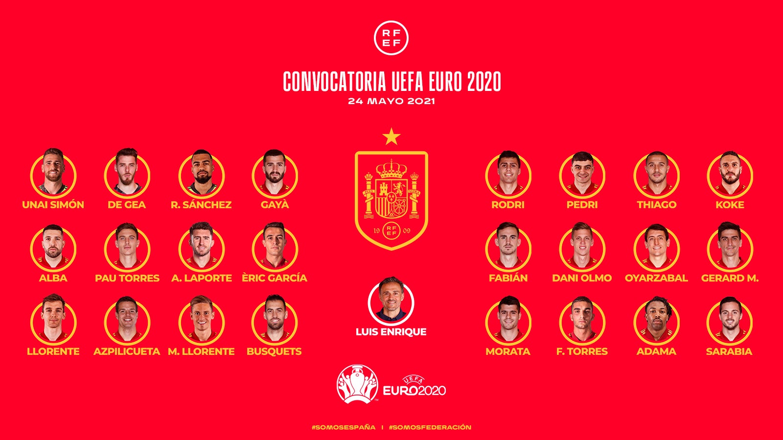 Gayá único representante con España del Valencia CF en la Eurocopa Gayá único representante con España del Valencia CF en la Eurocopa