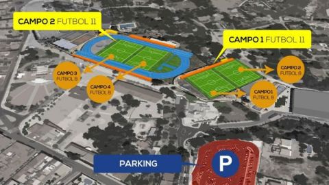 Plano Campos fútbol Alfaz Plano Campos fútbol Alfaz