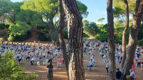 Una recreación histórica en el Pinar de las Canteras Una recreación histórica en el Pinar de las Canteras
