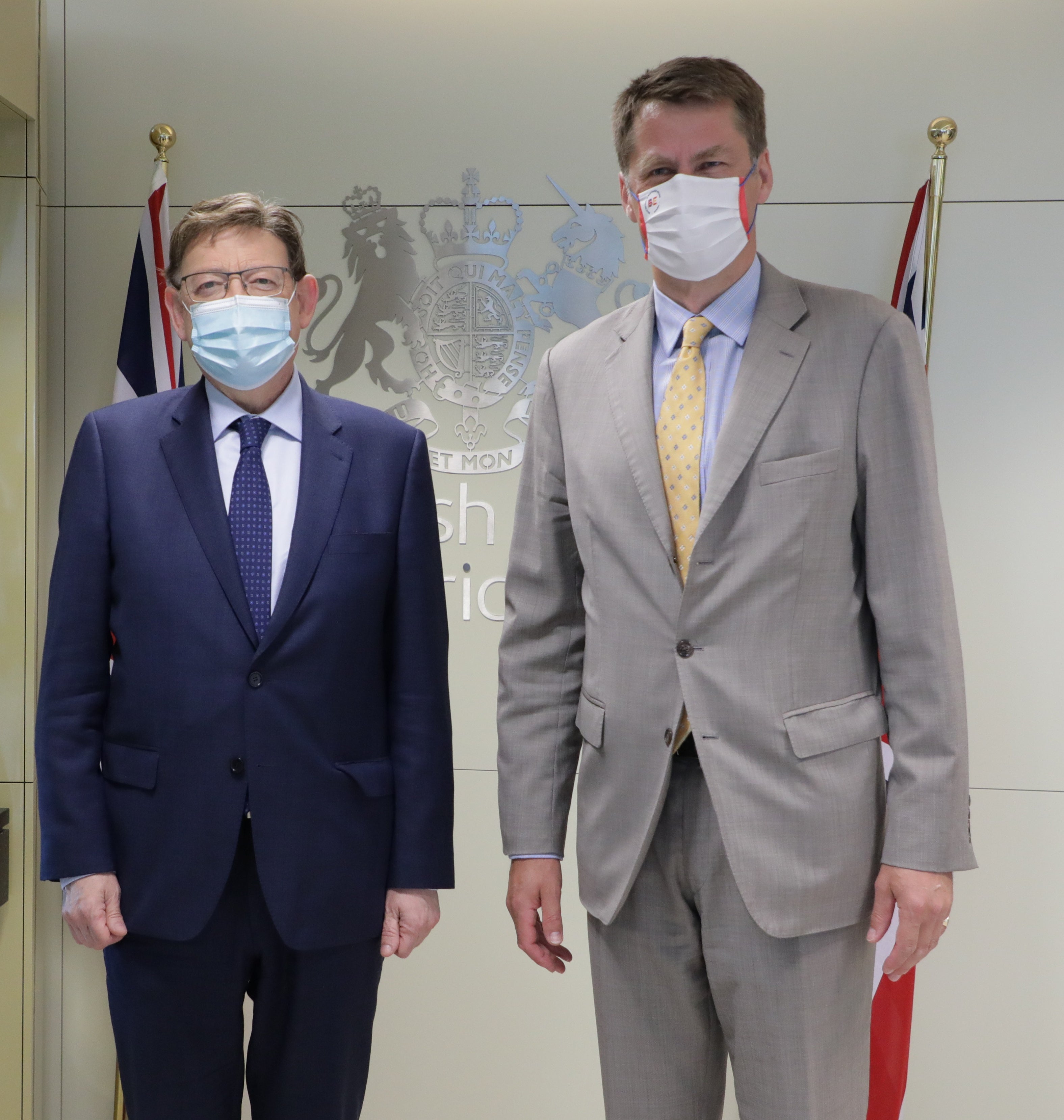 Puig plantea al embajador británico que Reino Unido "territorialice" las restricciones para viajar a España Puig plantea al embajador británico que Reino Unido "territorialice" las restricciones para viajar a España