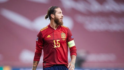 Sergio Ramos, con la selecci&oacute;n espa&ntilde;ola