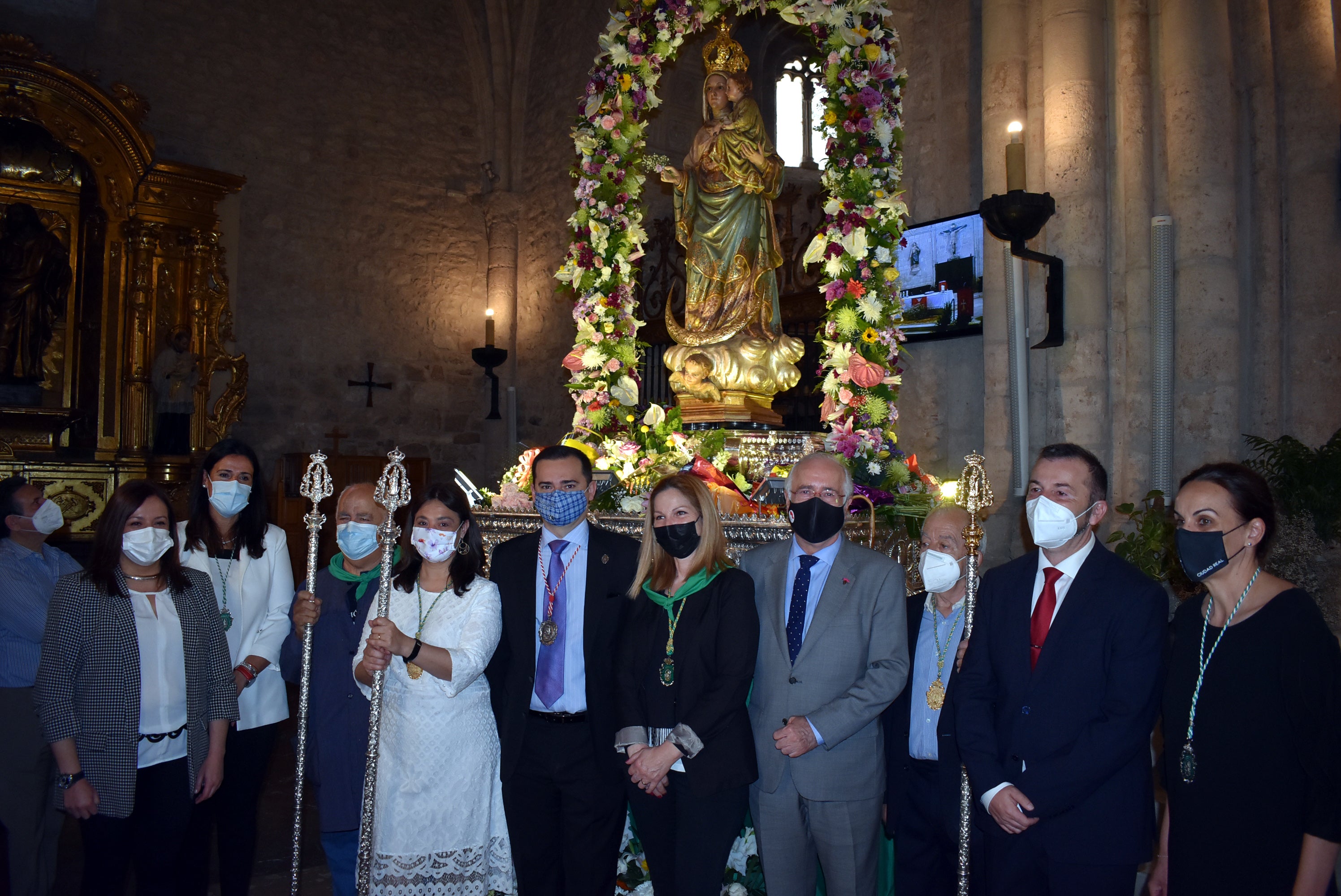 Pilar Zamora espera que el año que viene se pueda realizar la tradicional romería de Alarcos Pilar Zamora espera que el año que viene se pueda realizar la tradicional romería de Alarcos