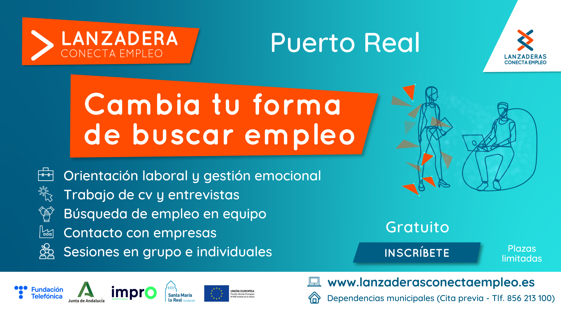 La lanzadera 'Conecta Empleo' llega a Puerto Real en julio La lanzadera 'Conecta Empleo' llega a Puerto Real en julio