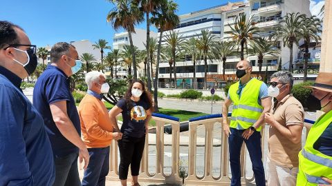 Obras en el Frente Litoral de Altea