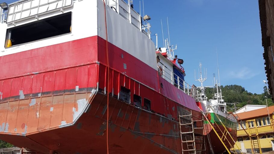L'Espoir IIL'Espoir II en el varadero de Ferrol