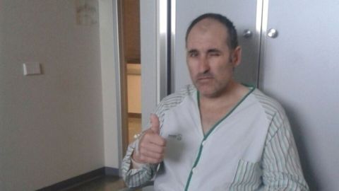 Foto del padre enfermo