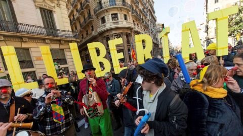 Independentistas catalanes