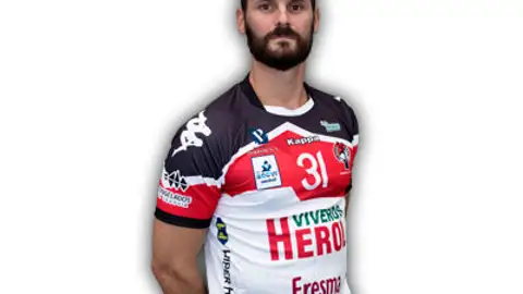 Adrián Rosales, jugador del Balonmano Nava Segovia