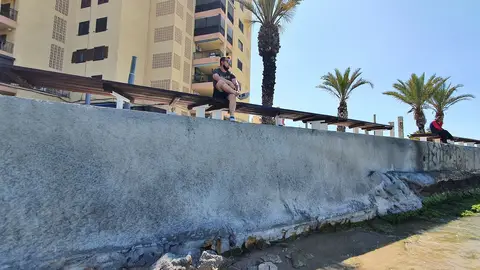 Las obras, que han contado con la autorización previa de la Dirección Provincial de Costas, han tenido una duración de un mes y una inversión de 10.000 euros reparacion
