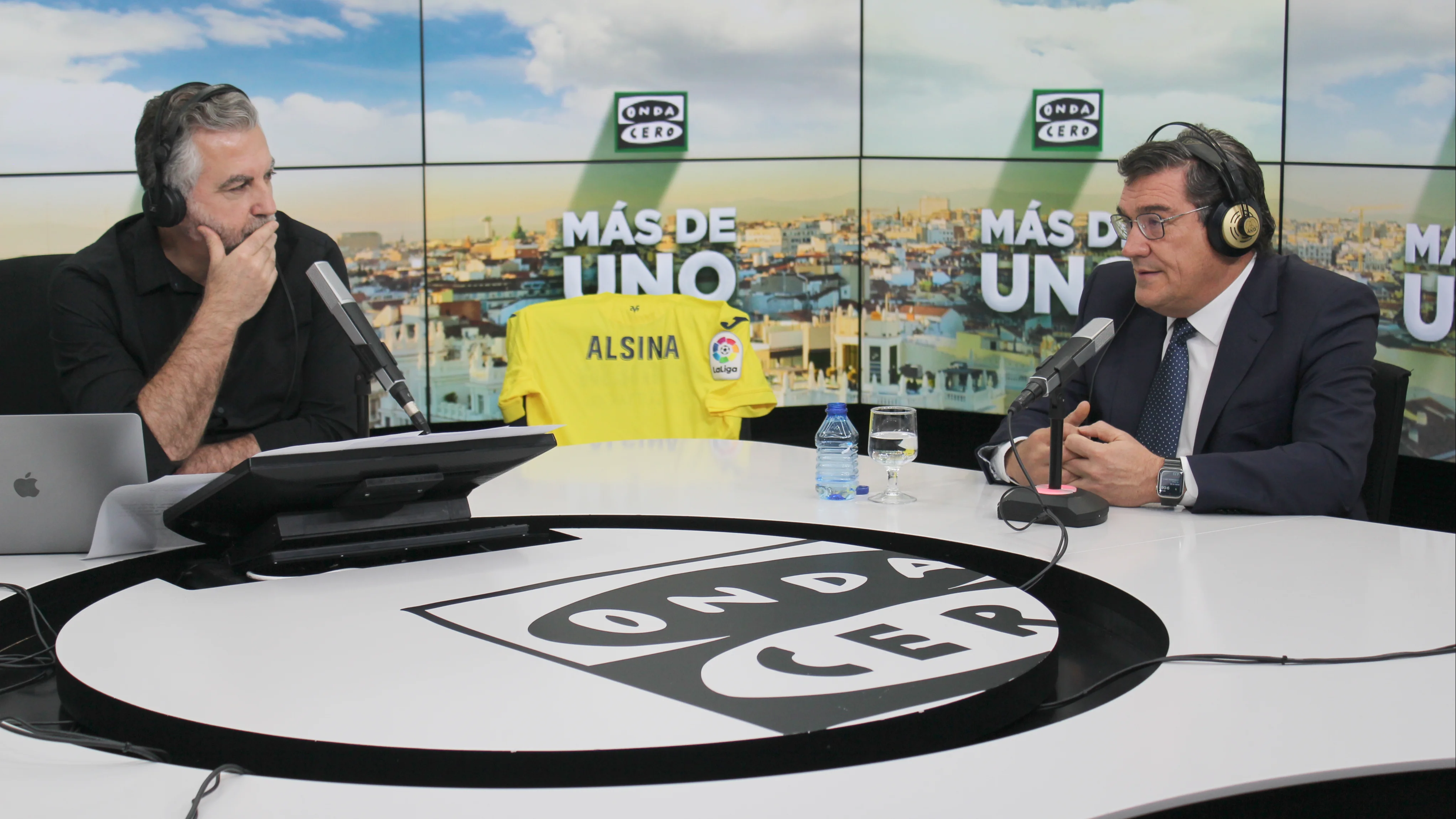 El ministro José Luis Escrivá durante una entrevista con Carlos Alsina en Más de uno El ministro José Luis Escrivá durante una entrevista con Carlos Alsina en Más de uno