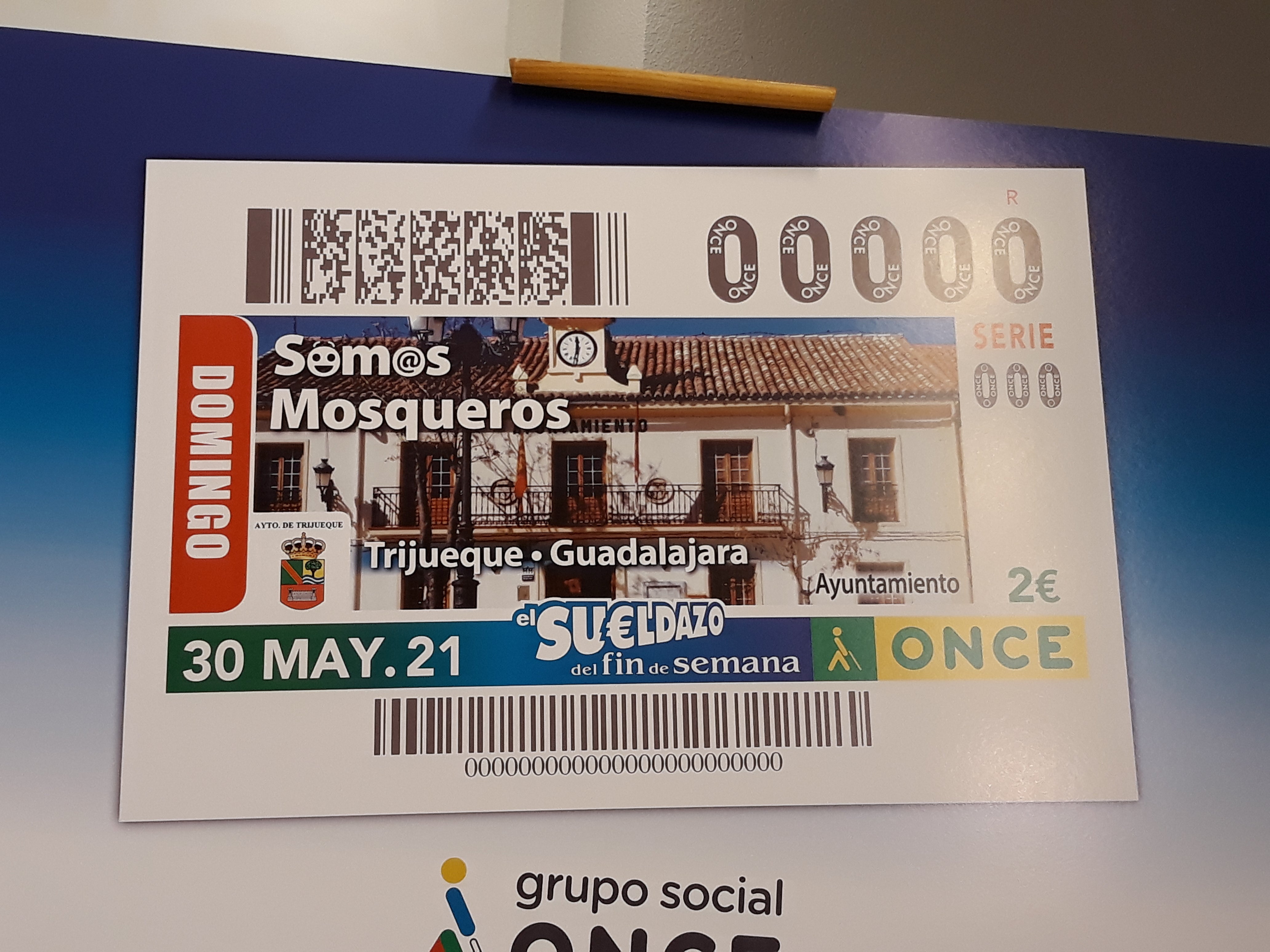 Trijueque en el cupón de la ONCE Trijueque en el cupón de la ONCE