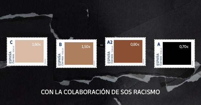 La polémica campaña de Correos contra el racismo que ha generado multitud de críticas y memes La polémica campaña de Correos contra el racismo que ha generado multitud de críticas y memes