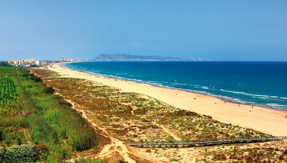 Playa Auir en Gandía, Valencia.