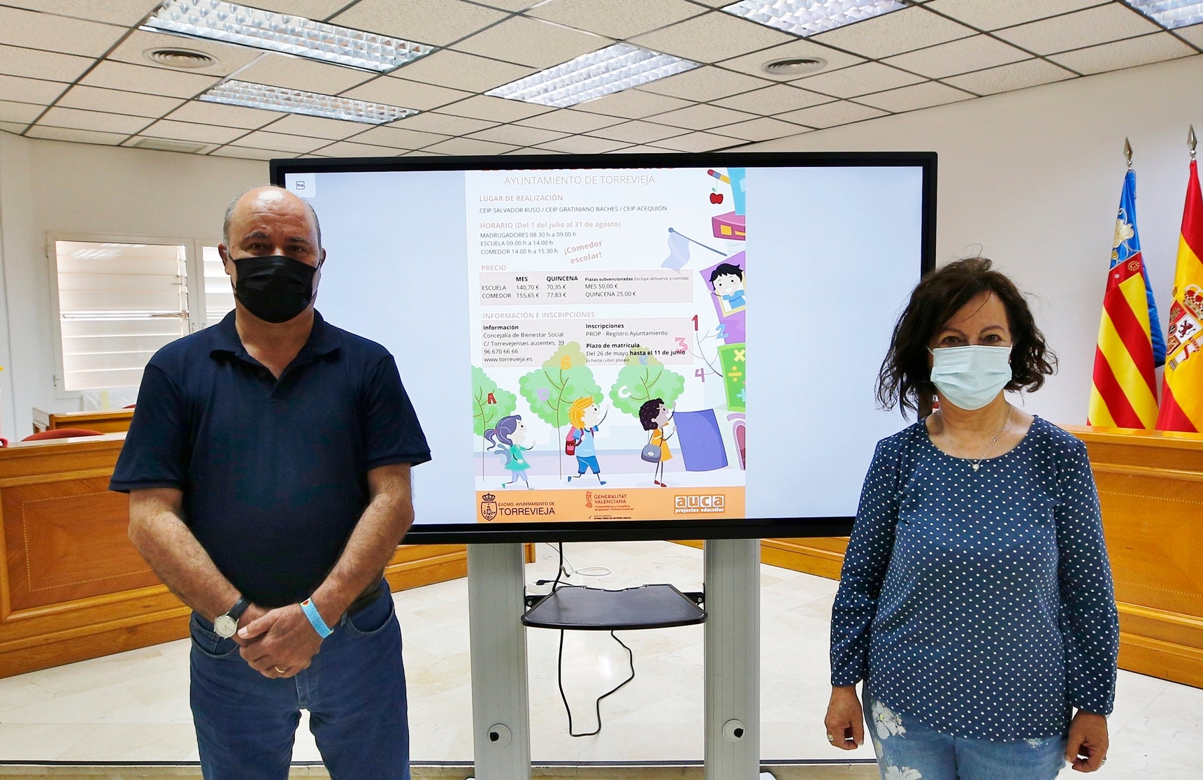 Se desarrollará desde el 1 de julio hasta el 31 de agosto en los centros escolares Salvador Ruso, Gratiniano Baches y Acequión Se desarrollará desde el 1 de julio hasta el 31 de agosto en los centros escolares Salvador Ruso, Gratiniano Baches y Acequión