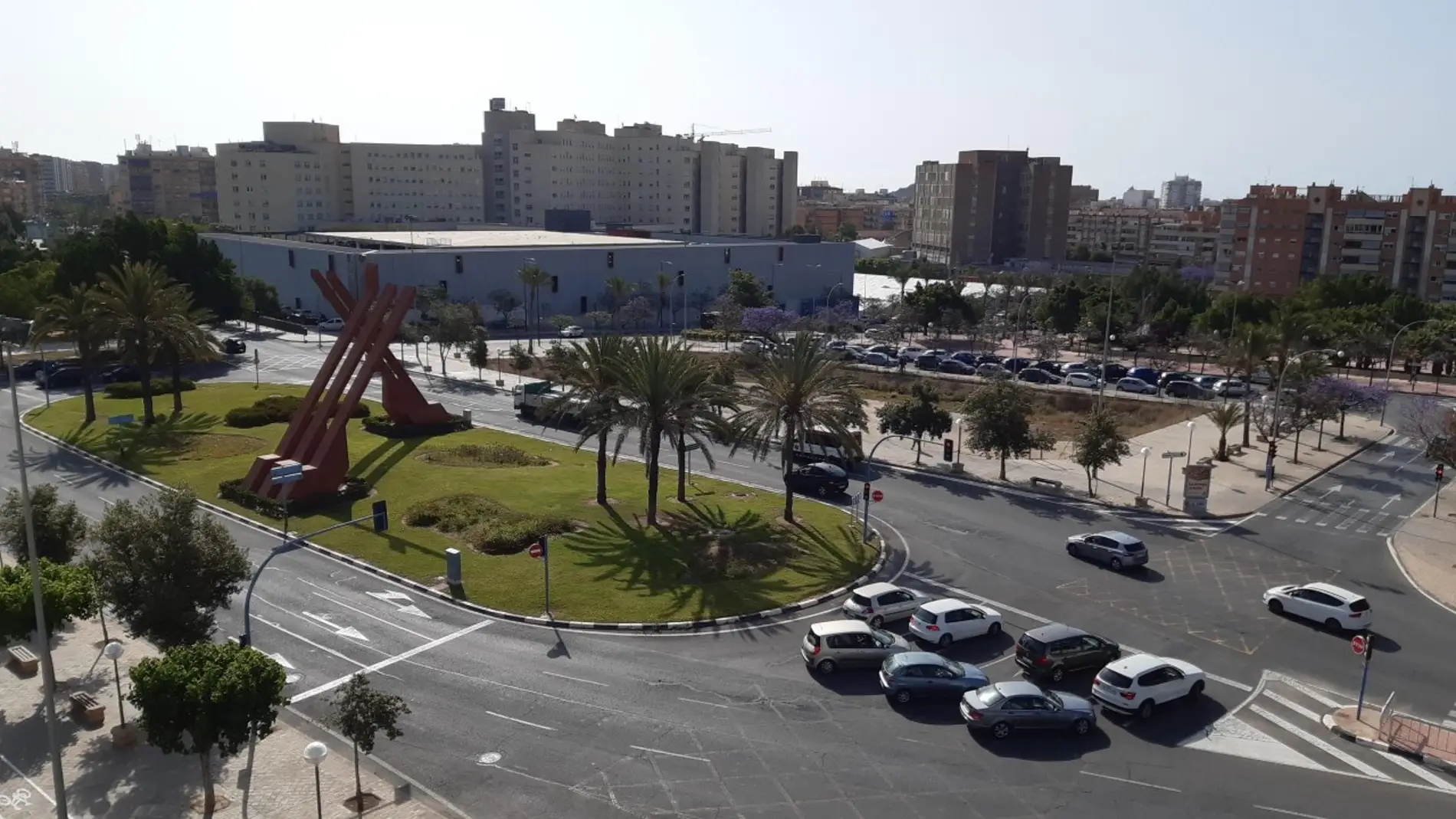 Una imagen del entorno del Hospital General de Alicante 