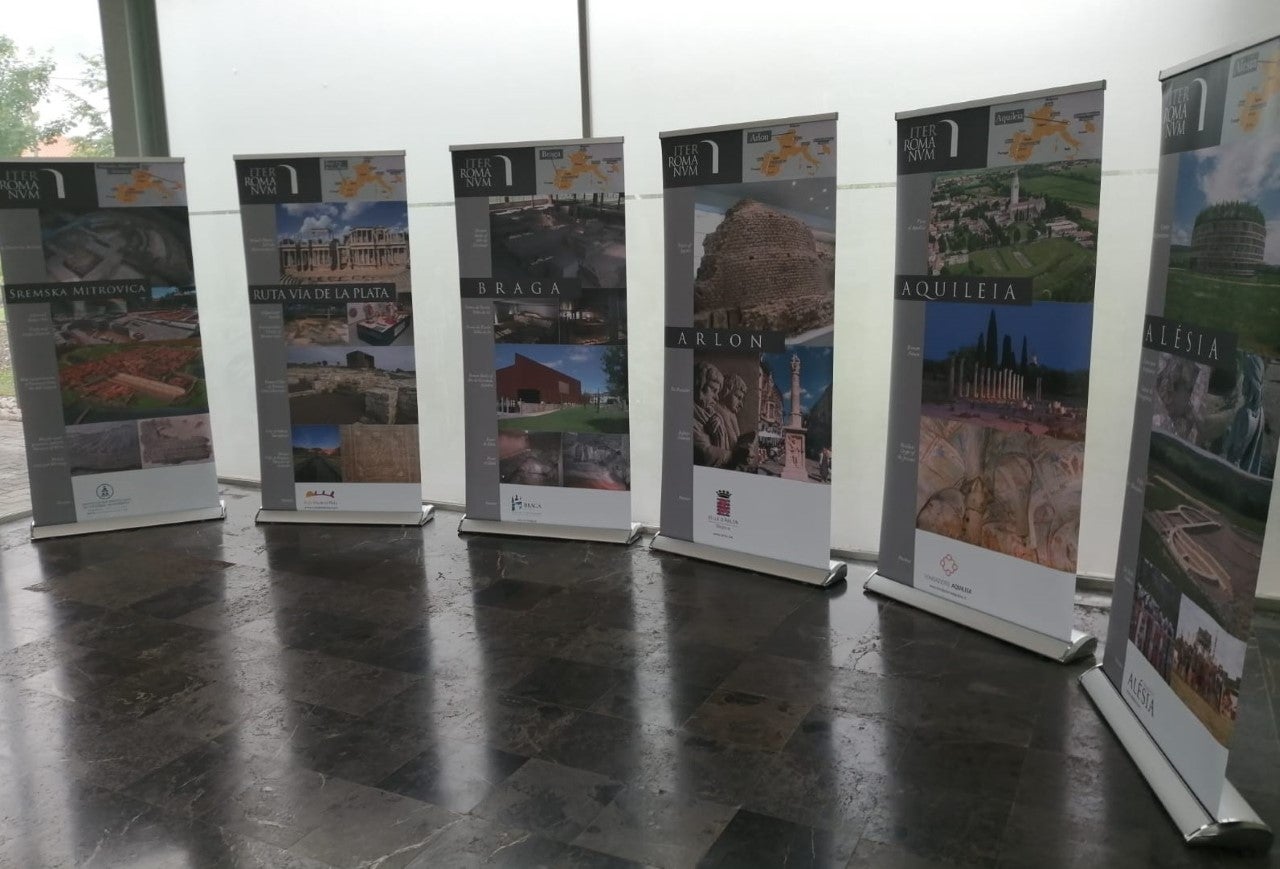 Primera parada de la exposición itinerante ‘Iter Romanum-Vías romanas en Europa’ Primera parada de la exposición itinerante ‘Iter Romanum-Vías romanas en Europa’