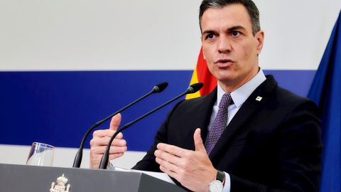 El presidente del Gobierno, Pedro S&aacute;nchez