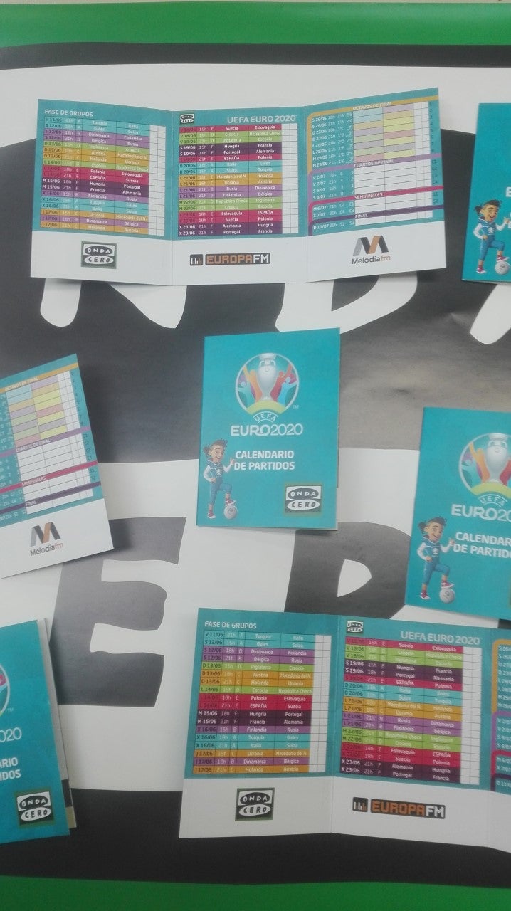 Ya se puede conseguir gratis el calendario de bolsillo de la Eurocopa elaborado por Onda Cero Ciudad Real Ya se puede conseguir gratis el calendario de bolsillo de la Eurocopa elaborado por Onda Cero Ciudad Real