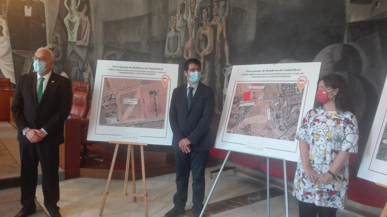El nuevo parque de bomberos de Ciudad Real triplicará el tamaño del actual y contará con un centro de formación y helipuerto El nuevo parque de bomberos de Ciudad Real triplicará el tamaño del actual y contará con un centro de formación y helipuerto