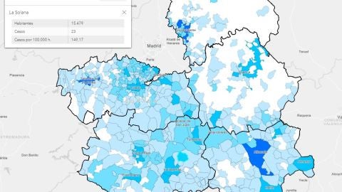 Mapa casos totales semana del 17 al 23 de mayo Mapa casos totales semana del 17 al 23 de mayo