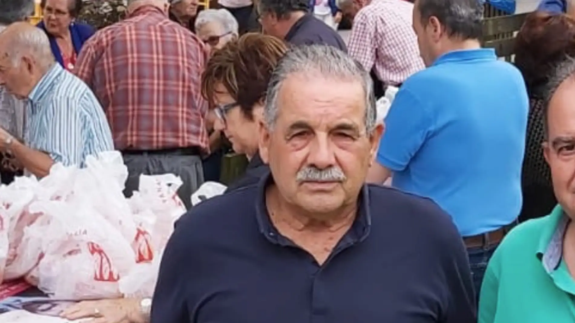Ramón Camblor durante la celebración del día del socio