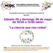 Rosa Martínez, Directora de Proyectos de Ciencias del MUDIC nos habla de los talleres de la presión atmosférica 