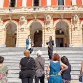 Una de las imágenes de la visita a la Casa Consistorial de San Fernando