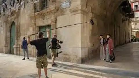 El domingo habrá otro rodaje en la plaza del Carmen El domingo habrá otro rodaje en la plaza del Carmen