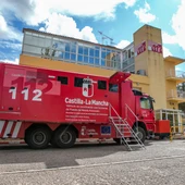 Un vehículo del 112 de CLM Un vehículo del 112 de CLM