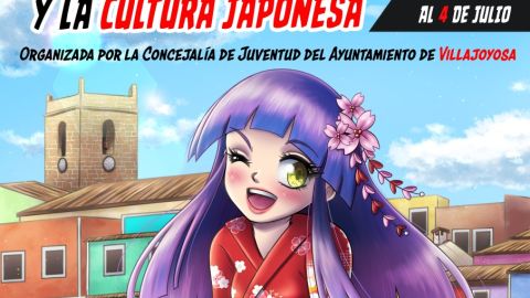 Cartel de la I feria del manga y cultura japonesa de la Vila Joiosa.