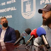 Juan Ruiz Henestrosa en el Ayuntamiento de Rota Juan Ruiz Henestrosa en el Ayuntamiento de Rota