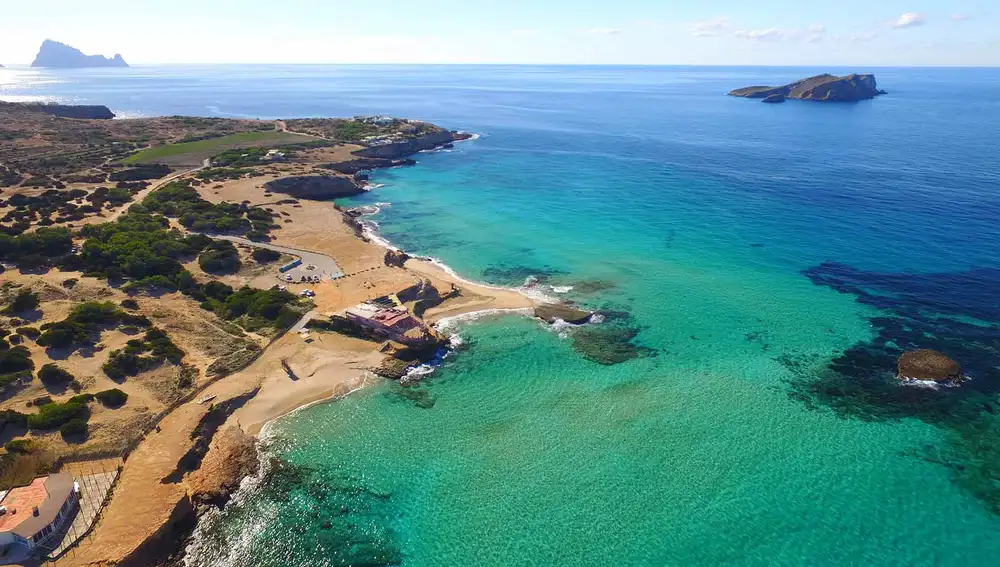 Playa Platges de Comte (Sant Josep de Sa Talaia, Ibiza)