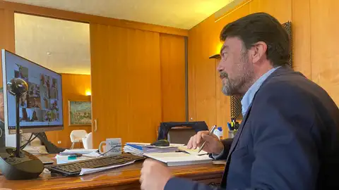 El pleno de este miércoles ha vuelto a ser presencial El pleno de este miércoles ha vuelto a ser presencial