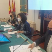 Los responsables de la UCLM durante la presentación de la EvAU Los responsables de la UCLM durante la presentación de la EvAU