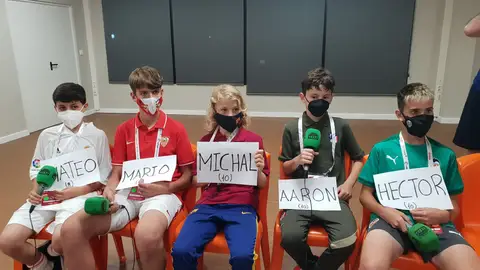 Los jugadores del torneo de la Liga Promises Los jugadores del torneo de la Liga Promises
