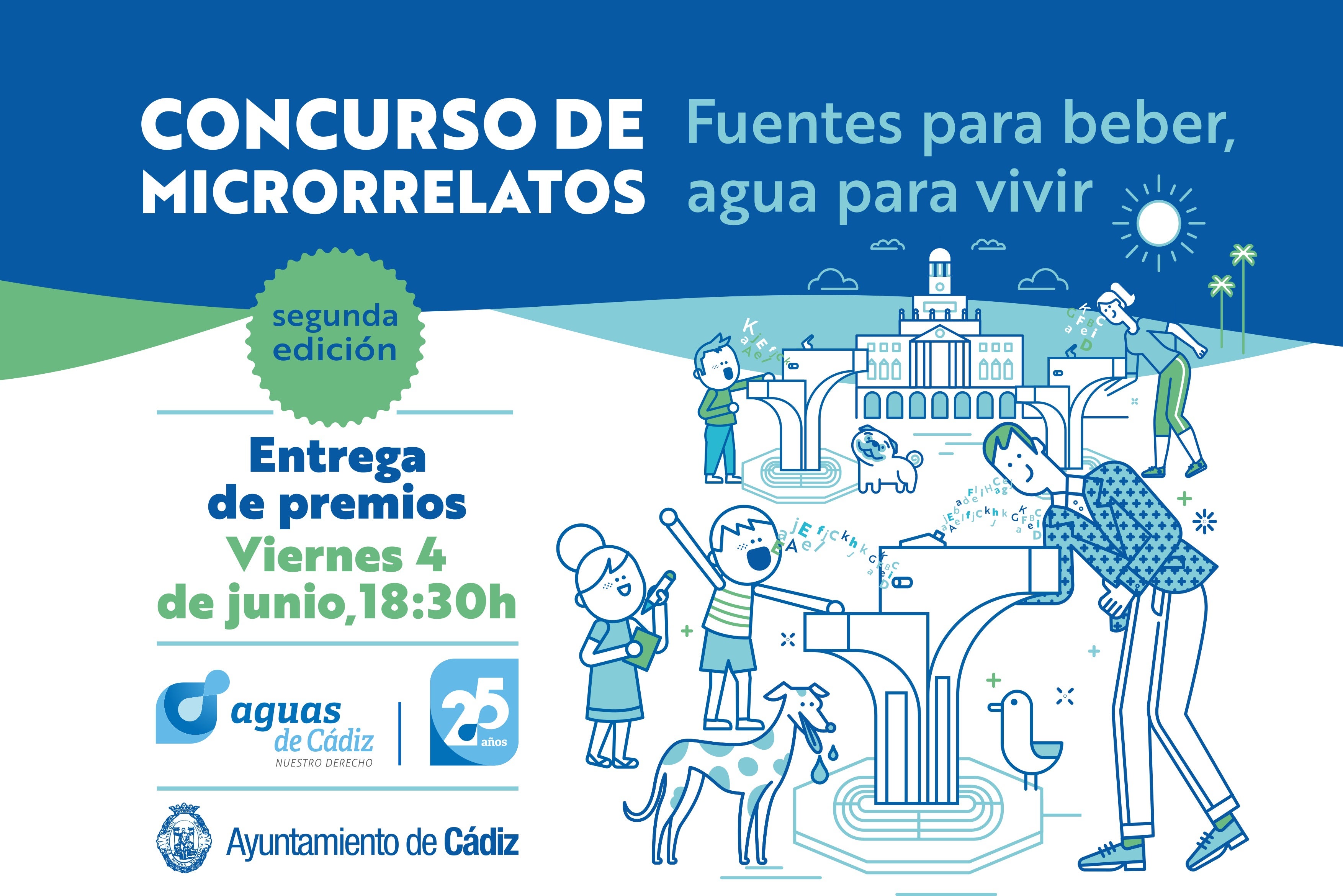 Aguas de Cádiz entregará el viernes los premios del concurso de microrrelatos concurso de microrrelatos sobre fuentes de beber Aguas de Cádiz entregará el viernes los premios del concurso de microrrelatos concurso de microrrelatos sobre fuentes de beber