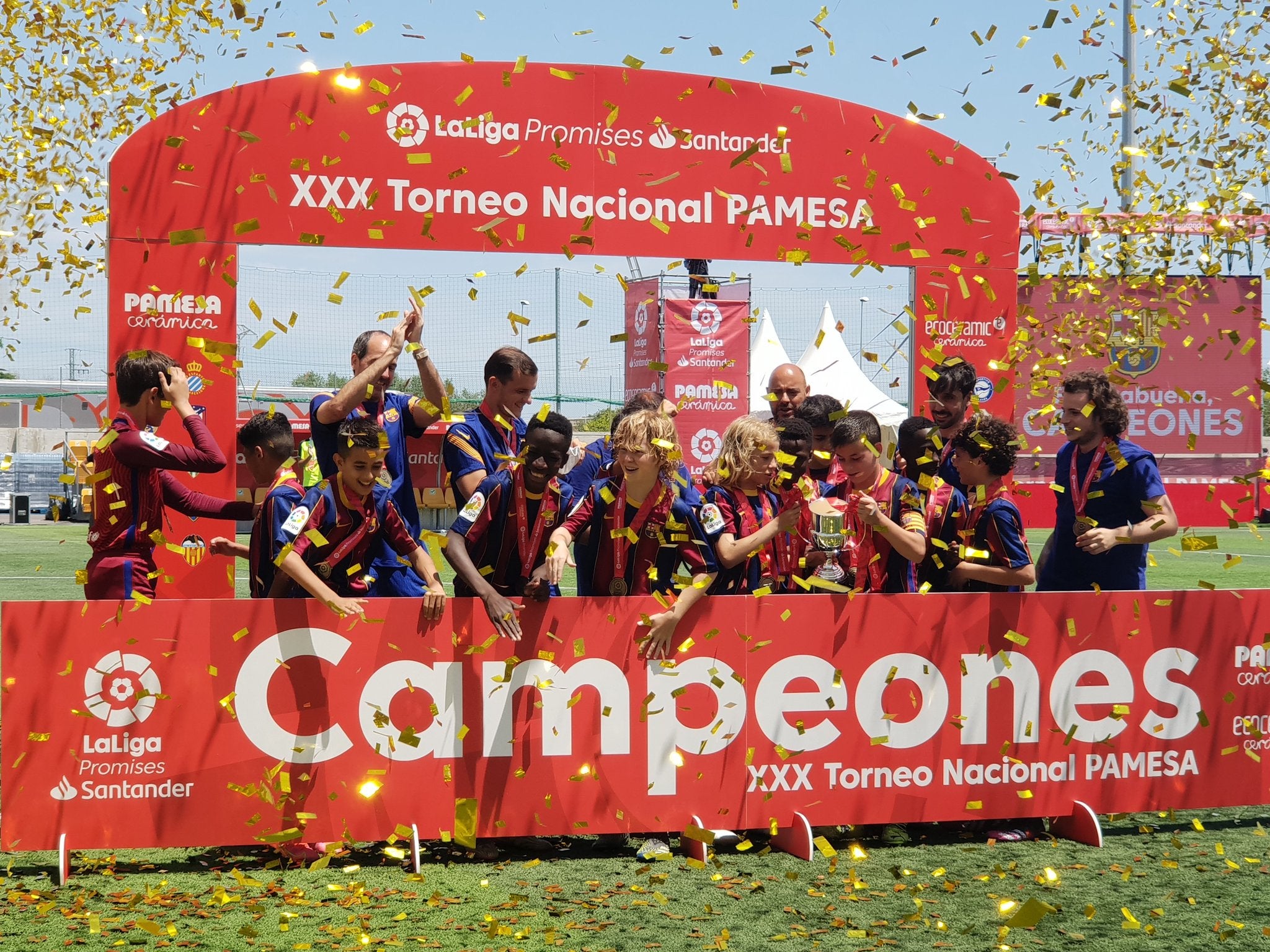 El Barça, campeón de LaLiga Promises El Barça, campeón de LaLiga Promises