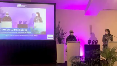 Un momento de la entrega de premios Un momento de la entrega de premios