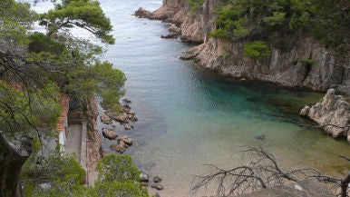 Playa de Aigua Xelida (Tamariu, Palafrugell, Girona)
