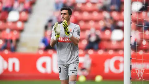Diego Mariño, portero del Sporting. Diego Mariño, portero del Sporting.