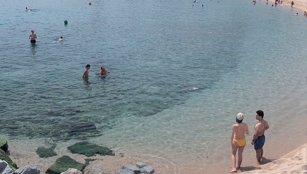 Playa de Morer (Sant Pol de Mar, Barcelona)