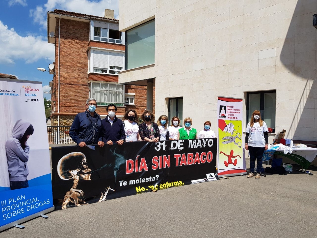 La Diputación de Palencia conmemora en Guardo el Día Mundial sin Tabaco La Diputación de Palencia conmemora en Guardo el Día Mundial sin Tabaco