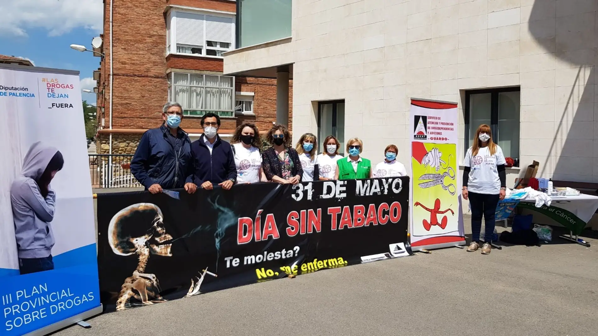La Diputación de Palencia conmemora en Guardo el Día Mundial sin Tabaco 