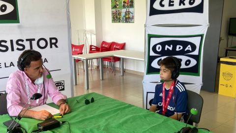 Bryan Bugar&iacute;n junto a Jos&eacute; Ram&oacute;n de la Morena